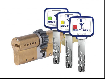 Цилиндр Mul-t-Lock MTL800 Светофор ключ-ключ