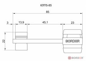 BORDER D 8-8 (5 ключей) (70911)